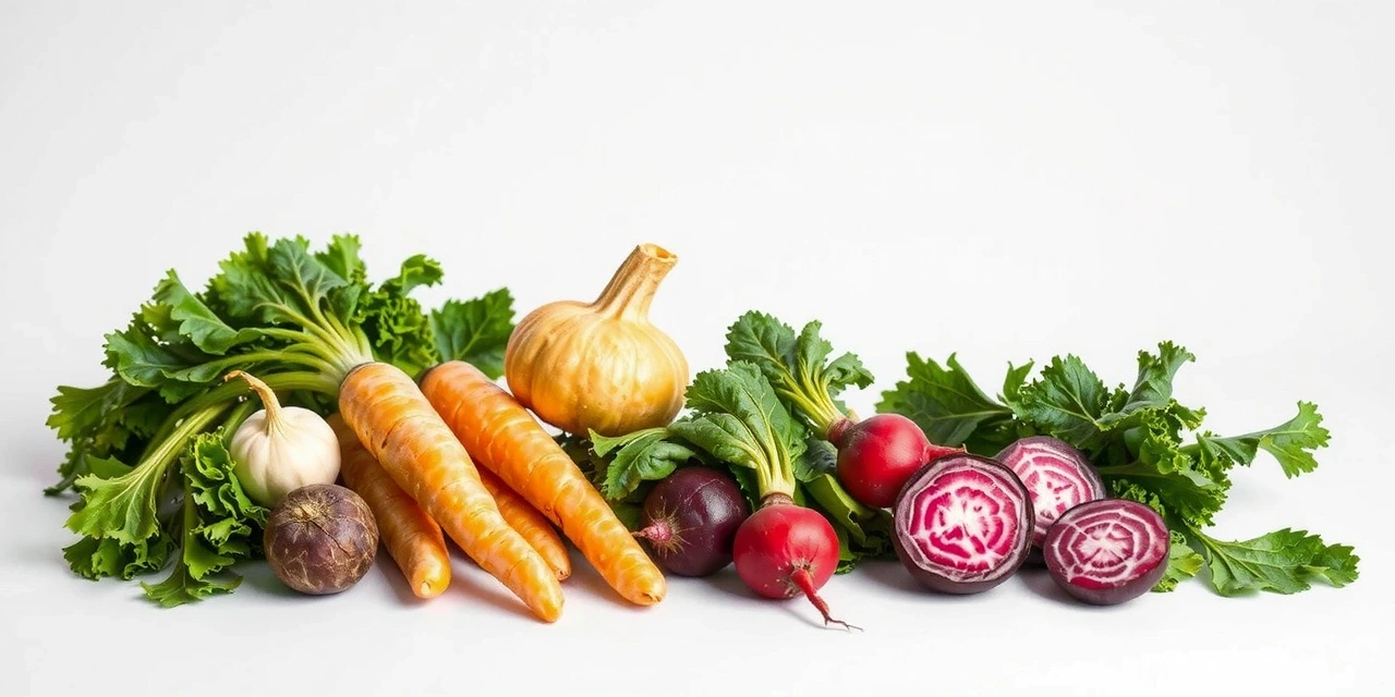 Kolaż polskich warzyw